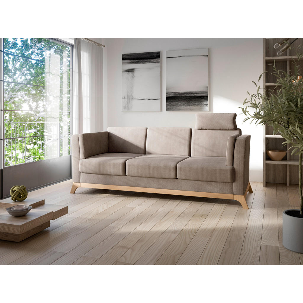 Sit & More 3-SITZER-SOFA Taupe