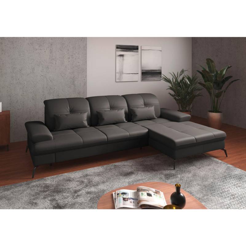 Sit & More ECKSOFA Anthrazit