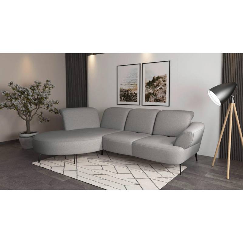 Sit & More ECKSOFA Hellgrau