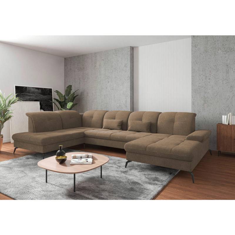 Sit & More WOHNLANDSCHAFT Hellbraun