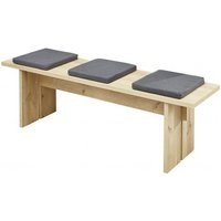 Sitzbank inkl. 3 Sitzkissen VAN COUVER von Wohn-Concept Wildeiche sandgestrahlt / Old Artisan Oak