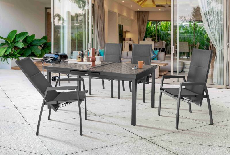 Sitzgruppe COSTA HL mit ausziehbarem Esstisch IMOLA (4 Personen)