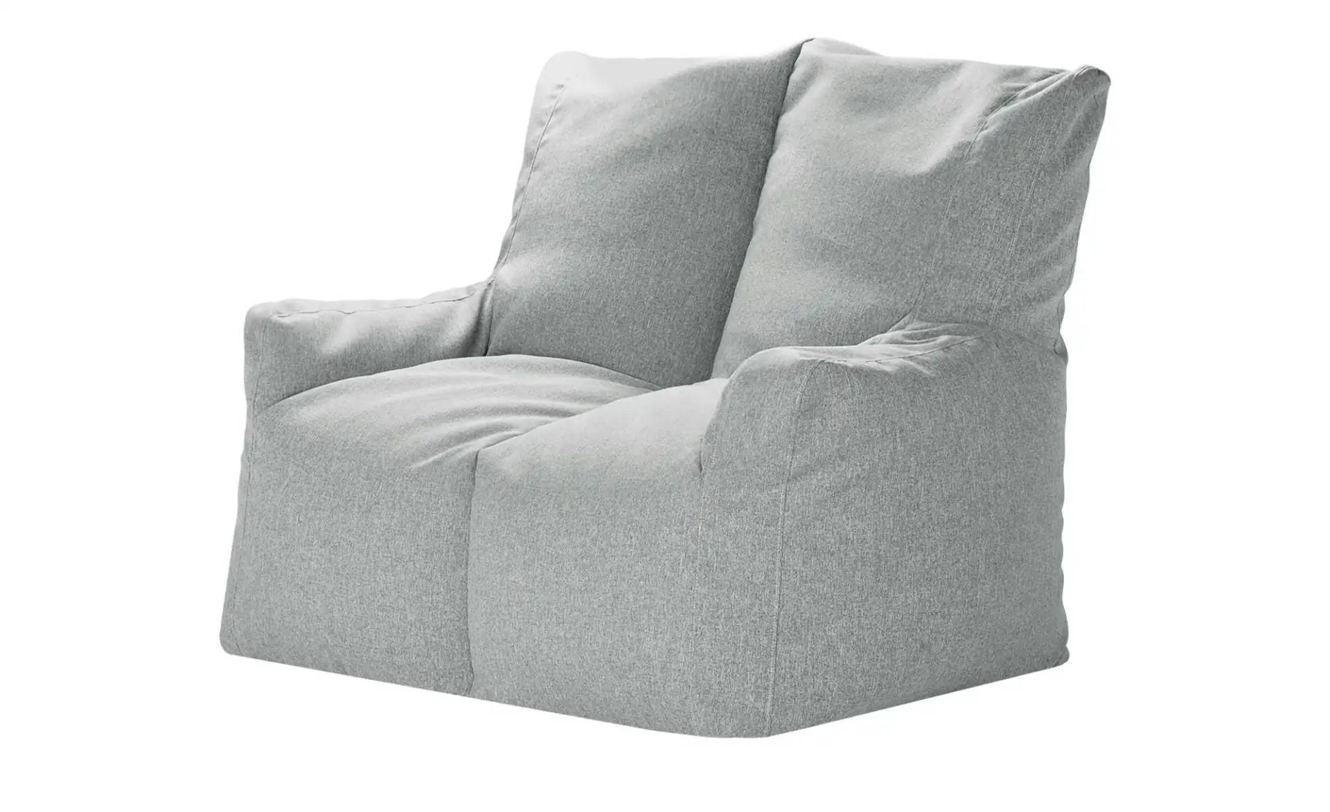 Sitzsack-Sofa   ¦ grau ¦ Maße (cm): B: 130 H: 95 T: 80.0 Polstermöbel > Hocker > Sitzsäcke - Möbel Kraft