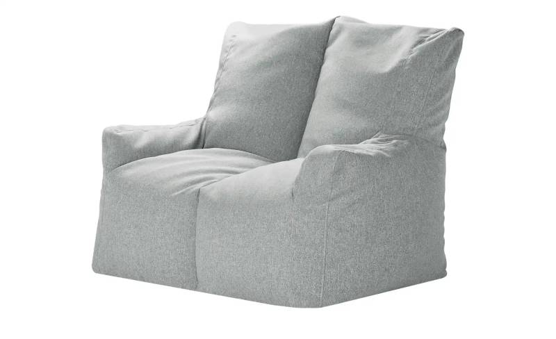 Sitzsack-Sofa   ¦ grau ¦ Maße (cm): B: 130 H: 95 T: 80.0 Polstermöbel > Hocker > Sitzsäcke - Möbel Kraft