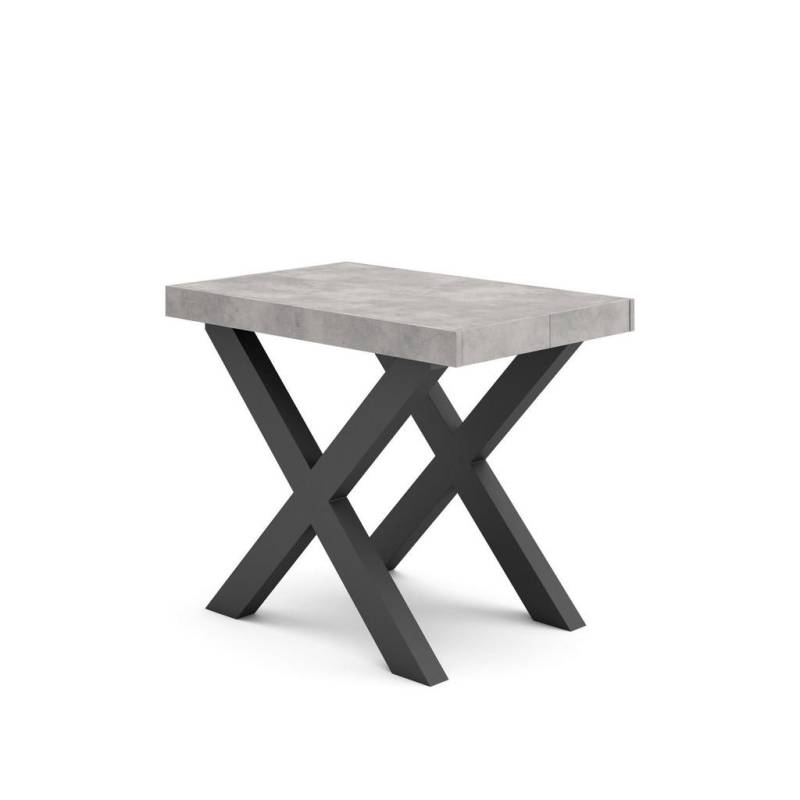 Skraut Home KONSOLENTISCH Grau, Schwarz
