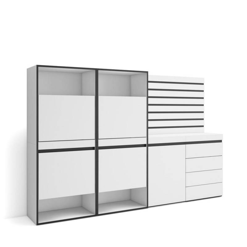 Skraut Home SCHUHSCHRANK Weiß