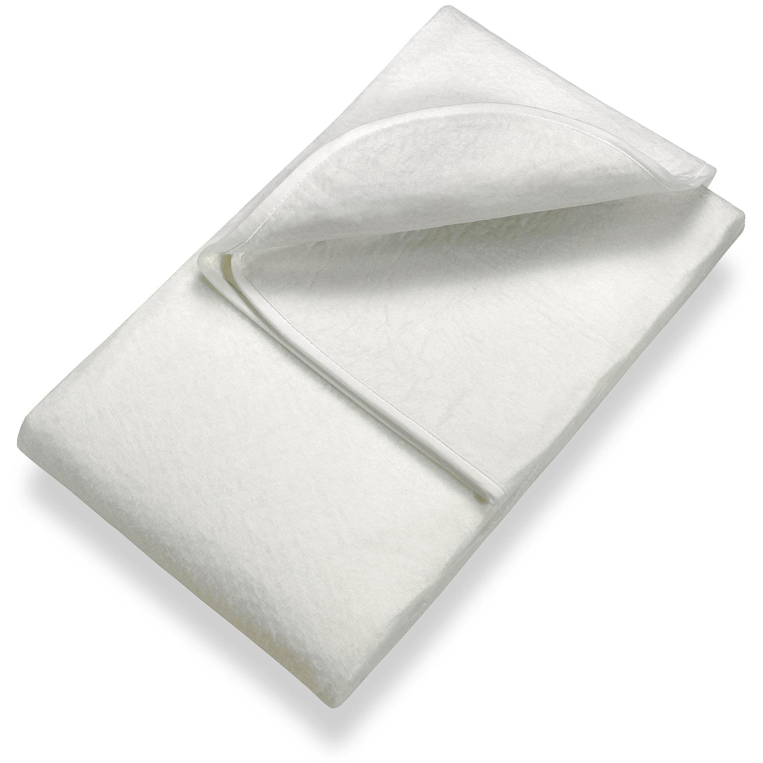 Sleezzz Basic Nadelfilz Matratzenunterlage 80 x 200 cm, Matratzenschoner zum Auflegen aufs Lattenrost, Weiß Sleezzz Basic Nadelfilz Matratzenunterlage 80 x 200 cm, Matratzenschoner zum Auflegen aufs Lattenrost, Weiß