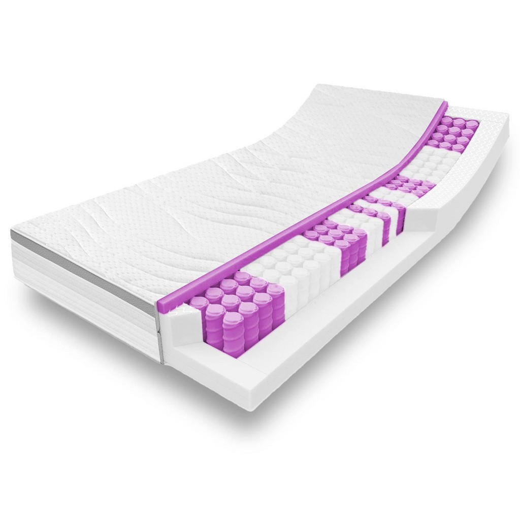 Sleezzz FEDERKERNMATRATZE Weiß
