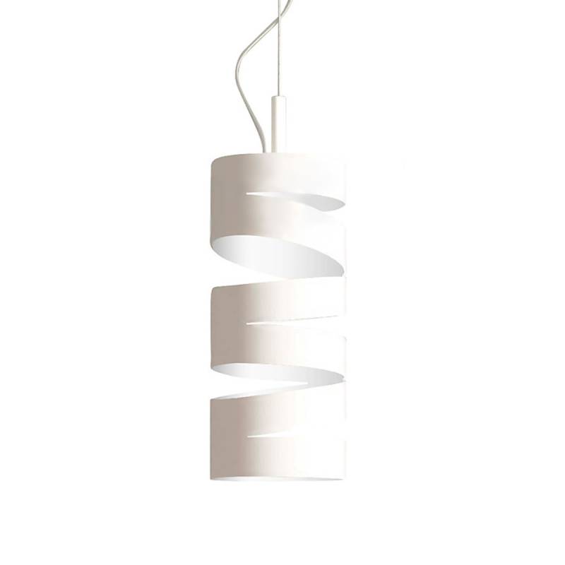 Slice S14 Pendelleuchte, Ø: 14 cm, H: 35 cm, Weiß, LED