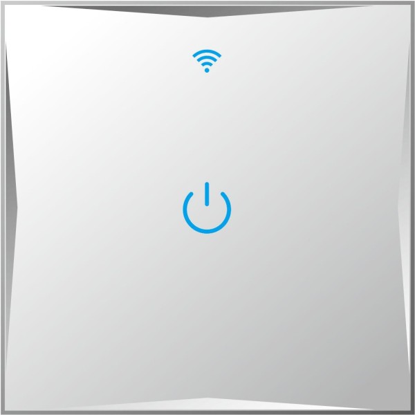 2x 1-facher WLAN Lichtschalter Weiß HL01-11