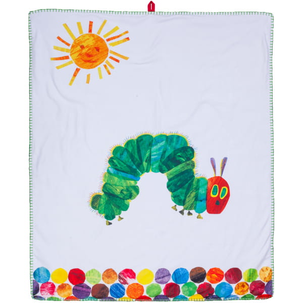 Smithy Die kleine Raupe Nimmersatt - Kinderdecke 75 x 90 cm - Farbe: weiß (1303020)