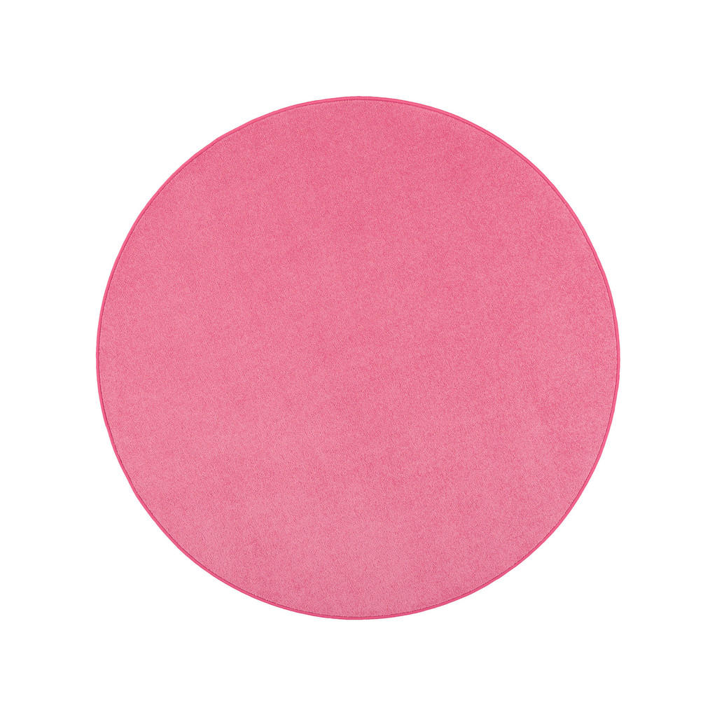 Snapstyle Trend, Rosa, Textil, Rund, 100x100 cm, Teppiche & Böden, Teppiche von Snapstyle