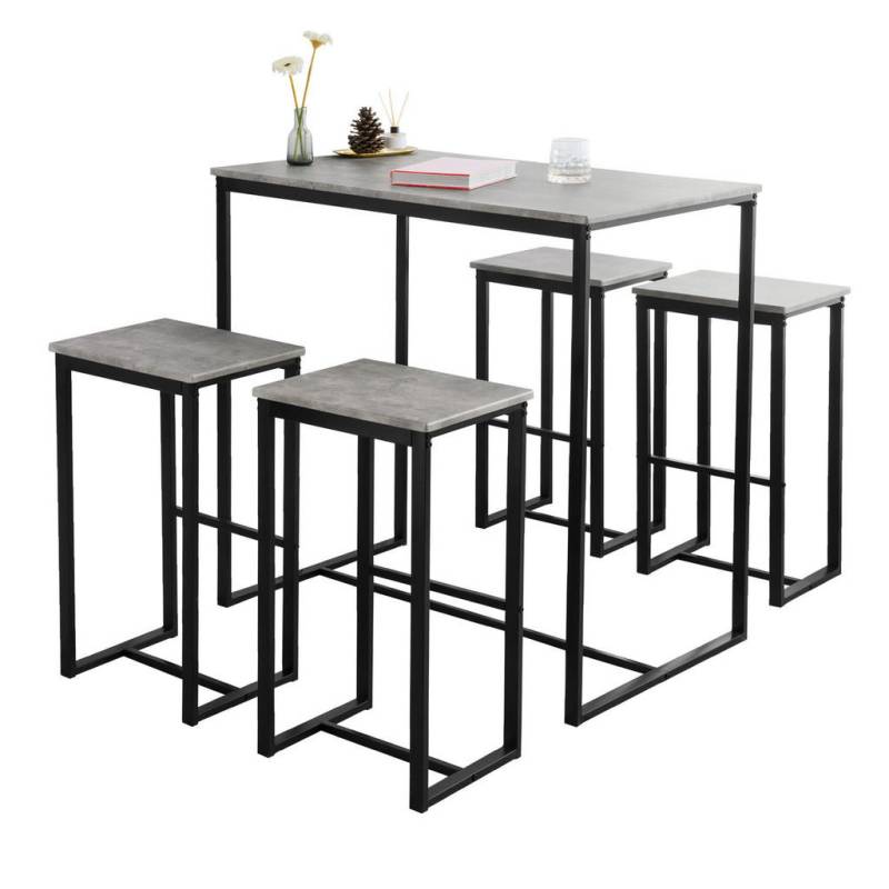 SoBuy BARTISCH Grau
