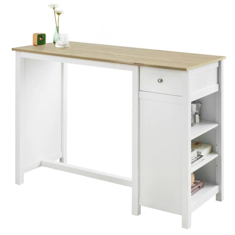 SoBuy BARTISCH Weiß
