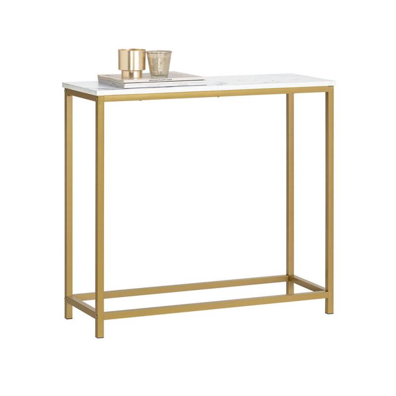 SoBuy KONSOLENTISCH Gold