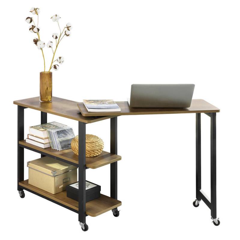 SoBuy SCHREIBTISCH Braun