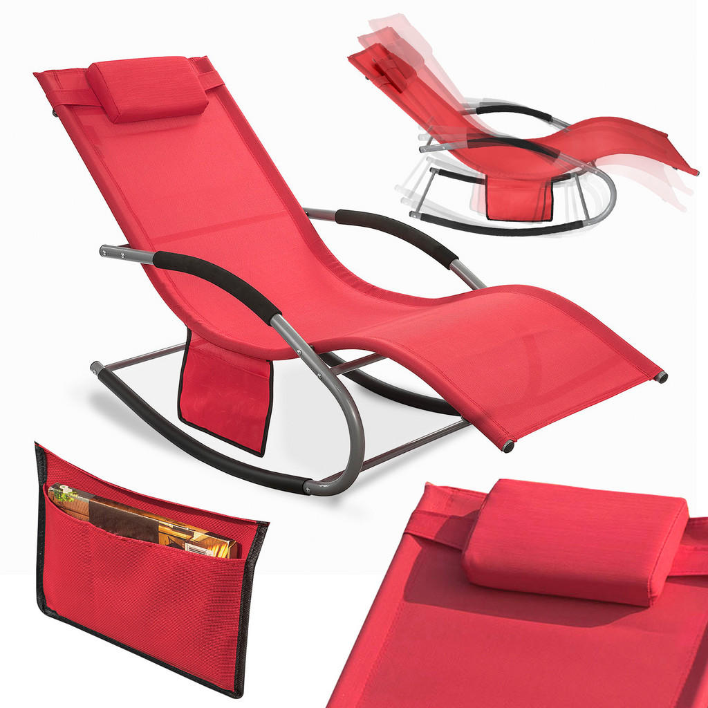 SoBuy SONNENLIEGE Rot SoBuy SONNENLIEGE Rot