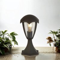 Sockelleuchte IP44 E27 30 cm Anthrazit Aluminium Modern von Searchlight