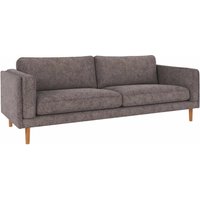Sofa Braden 3-Sitzer, Beine Eiche, Bezug Anna Dunkelgrau