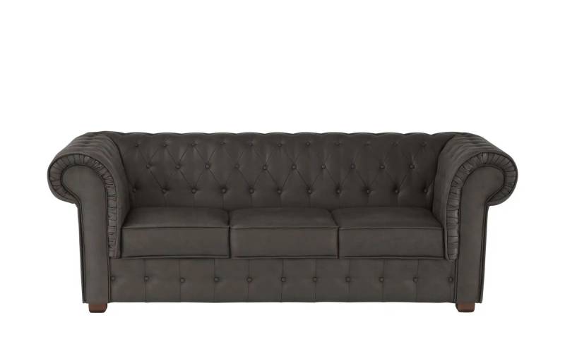 Sofa   Chester  ¦ grau ¦ Maße (cm): B: 215 H: 77 T: 94.0 Polstermöbel > Sofas > 3-Sitzer - Höffner