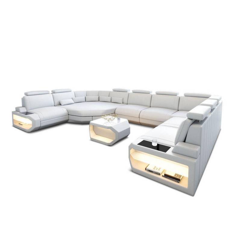 Sofa Dreams LEDERSOFA Weiß