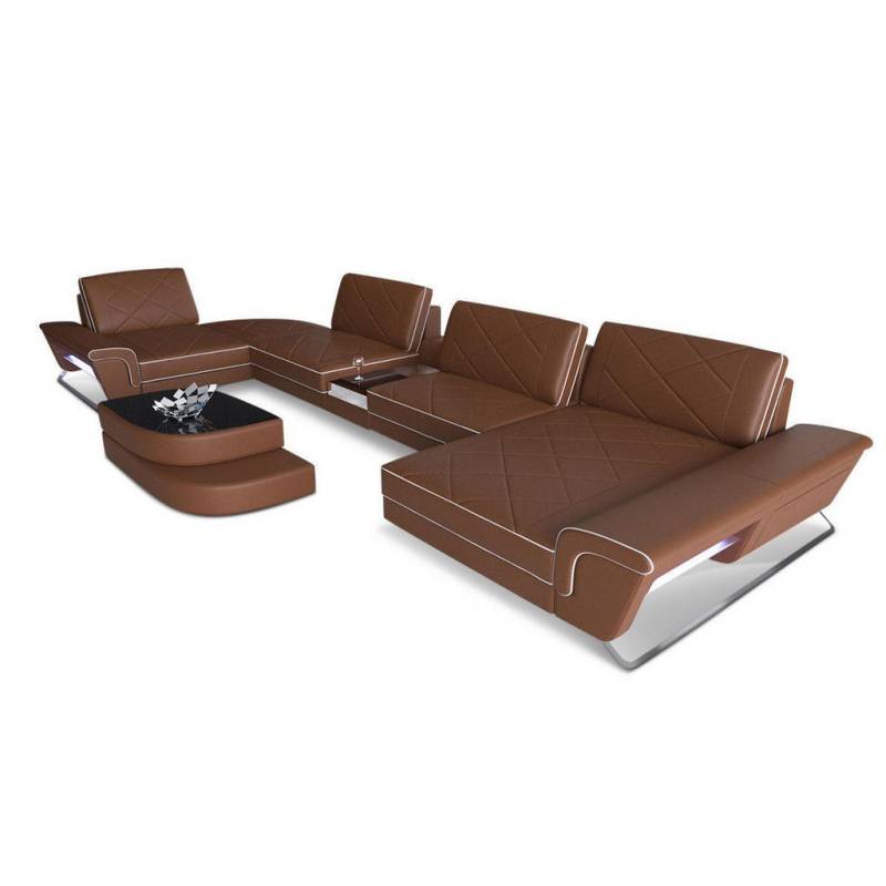 Sofa Dreams WOHNLANDSCHAFT Hellbraun