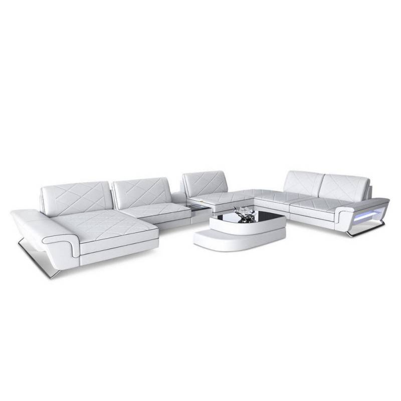 Sofa Dreams WOHNLANDSCHAFT Weiß, Schwarz