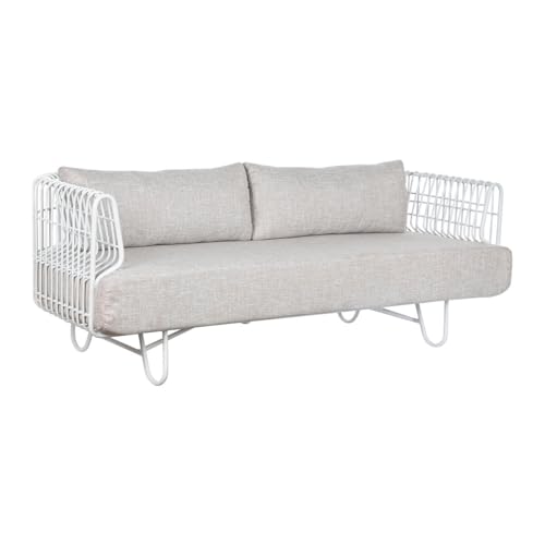Home ESPRIT Sofa weiß beige Metall 180 x 66 x 66 cm - Marke EAN: 8424002098711 Home ESPRIT Sofa weiß beige Metall 180 x 66 x 66 cm - Marke EAN: 8424002098711 von Home ESPRIT