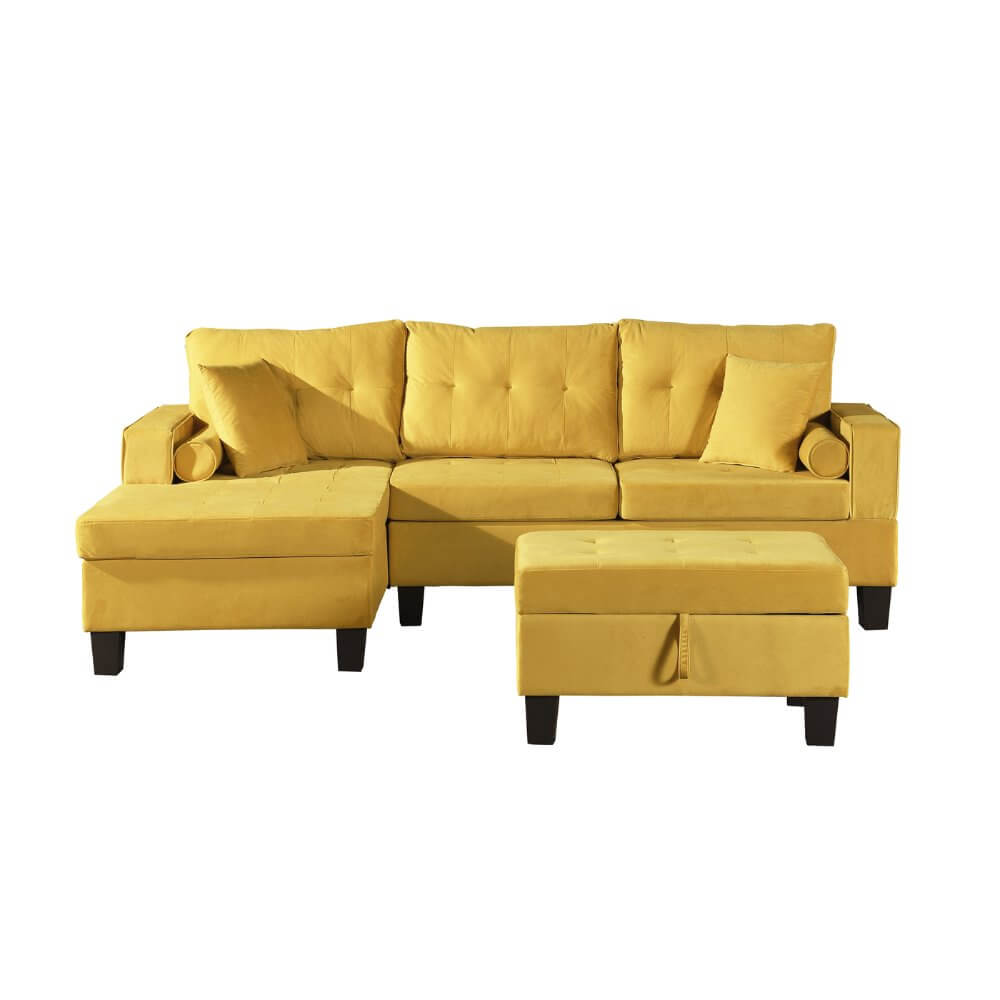 Sofa ROM – Samt Gelb Sofa ROM – Samt Gelb