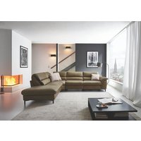 Ecksofa Leder Moos Grün 246 x 280 cm von Hukla Hillsboro