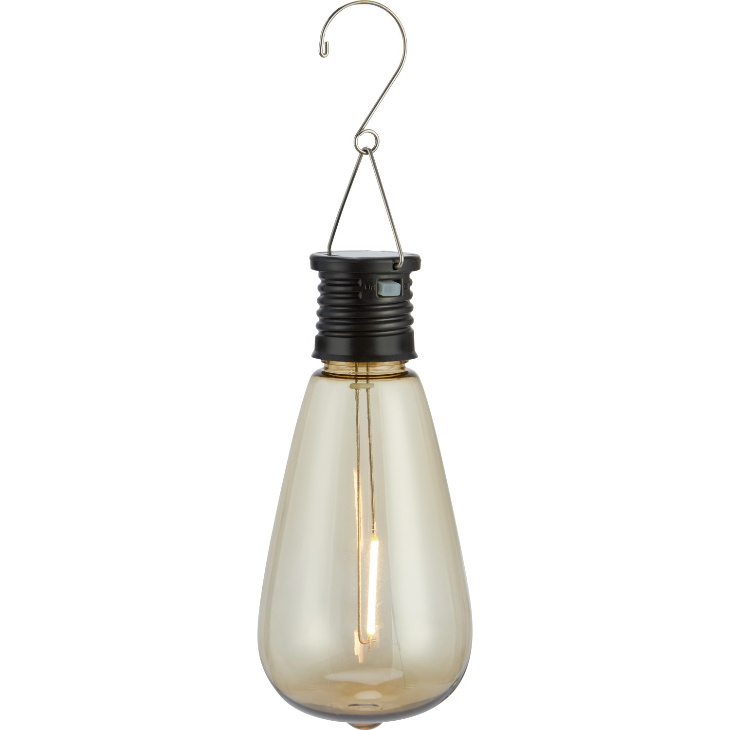 Solar-Dekoleuchte Cozanno Filament LED 3er-Set 6,5 cm x 6,5 cm x 14 cm Solar-Dekoleuchte Cozanno Filament LED 3er-Set 6,5 cm x 6,5 cm x 14 cm