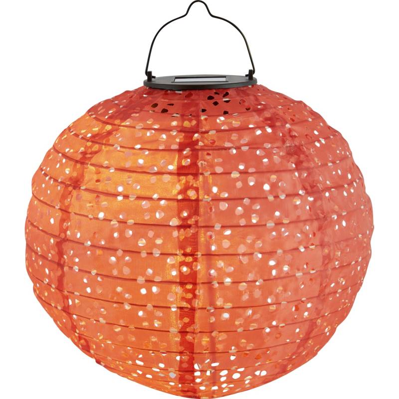 Solar-Dekoleuchte Pellaro LED Rot Ø 25 cm x 25 cm