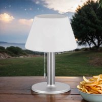 Solar Tischleuchte Tragbar Akku LED IP44 28 cm hoch Zugschalter von Strühm