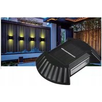 Solarlampe Wandleuchte Outdoor Wandleuchte Garten oben unten 4 Stück