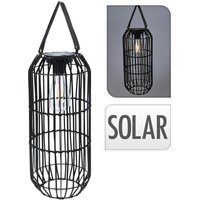 Solarlampe schwarz Metall B/H: ca. 17x38 cm Solarlampe schwarz Metall B/H: ca. 17x38 cm von XXXL