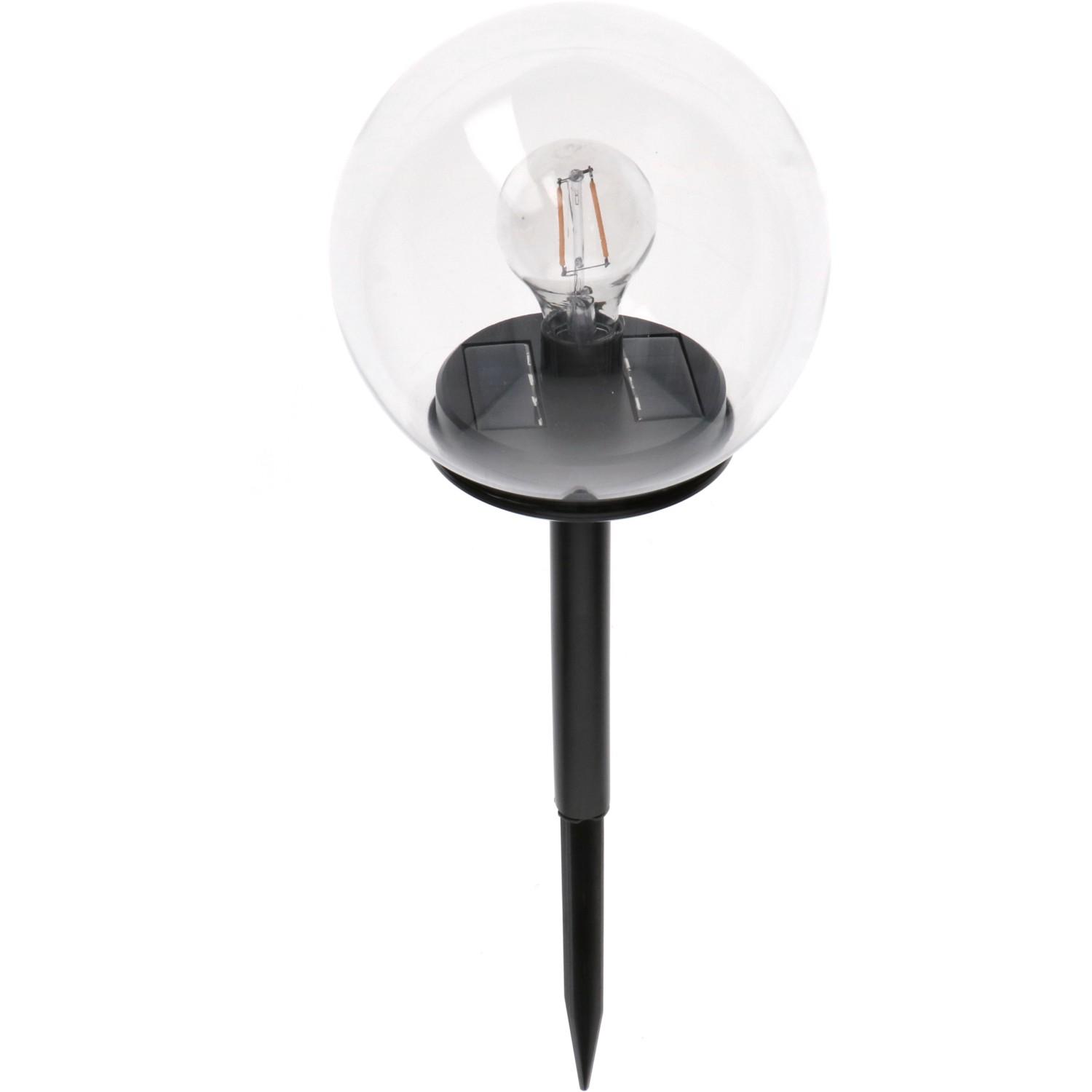 Solarleuchte Benoni mit Erdspieß 7 lm 2000 K IP44 Sensor Schwarz Solarleuchte Benoni mit Erdspieß 7 lm 2000 K IP44 Sensor Schwarz