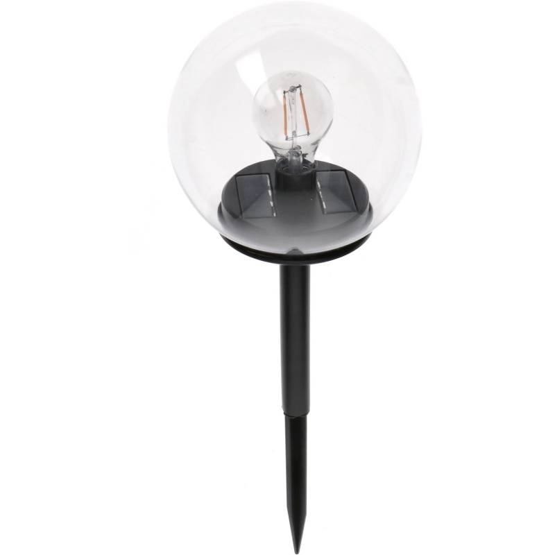 Solarleuchte Benoni mit Erdspieß 7 lm 2000 K IP44 Sensor Schwarz