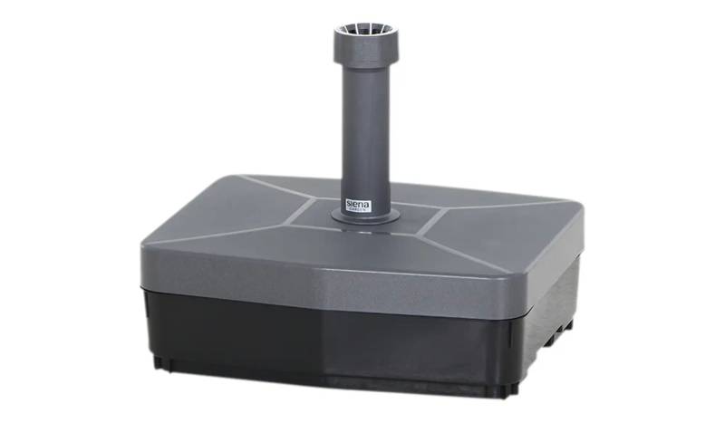 Sonnenschirmständer rollbar Roll Foot ¦ grau ¦ Maße (cm): B: 49 H: 16 T: 41.0 Garten > Sonnenschutz > Schirmständer - Möbel Kraft