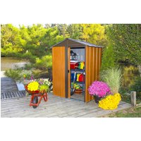 Spacemaker Gartenhaus braun Metall B/H/L: ca. 151x198x122 cm von Spacemaker