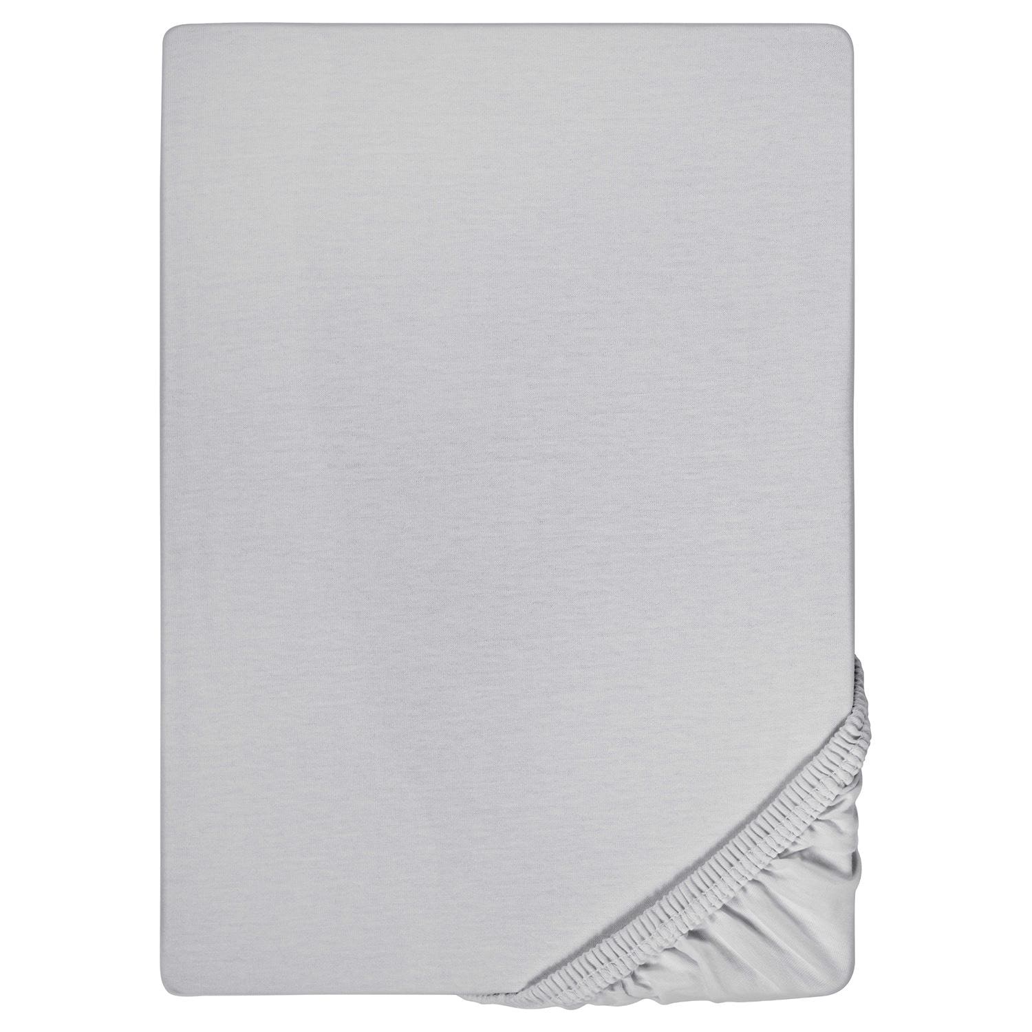 Spannbettlaken Microfaser Interlock-Jersey silber grau 90 x 190 - 100 x 200 cm 180 x 200 - 200 x 200 cm Spannbettlaken Microfaser Interlock-Jersey silber grau 90 x 190 - 100 x 200 cm 180 x 200 - 200 x 200 cm