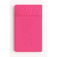 Spannbettlaken aus Baumwolle für Kinderbett 140x70 cm - dunkelrosa Spannbettlaken aus Baumwolle für Kinderbett 140x70 cm - dunkelrosa