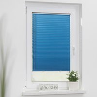 Spannplissee blau B/L: ca. 55x130 cm von LICHTBLICK