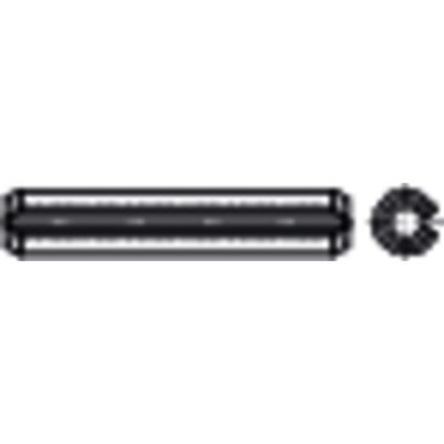 Spannstift, geschlitzt, schwere Ausführung ISO 8752 Federstahl blank ø10 x 90mm Spannstift, geschlitzt, schwere Ausführung ISO 8752 Federstahl blank ø10 x 90mm von Nobrand