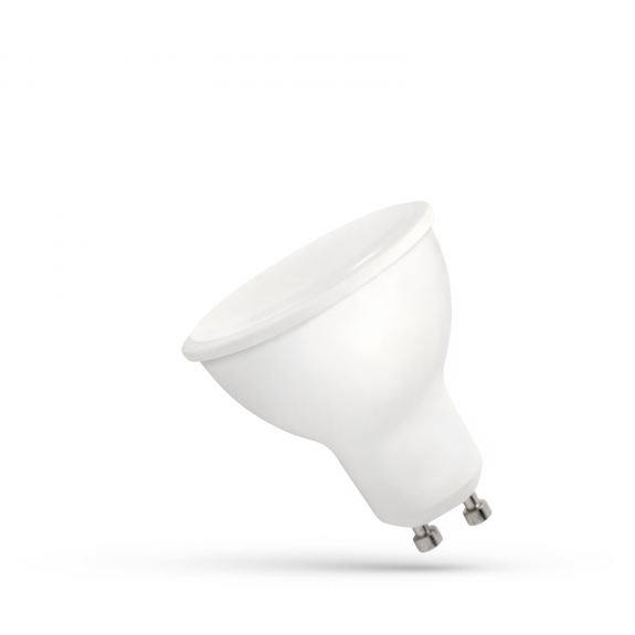 SpectrumLED® GU10 LED Leuchtmittel, Strahler weiß / kaltweiß 6000K 6W = 50 Watt 500 Lumen 230V Winkel 120º Länge 55 mm