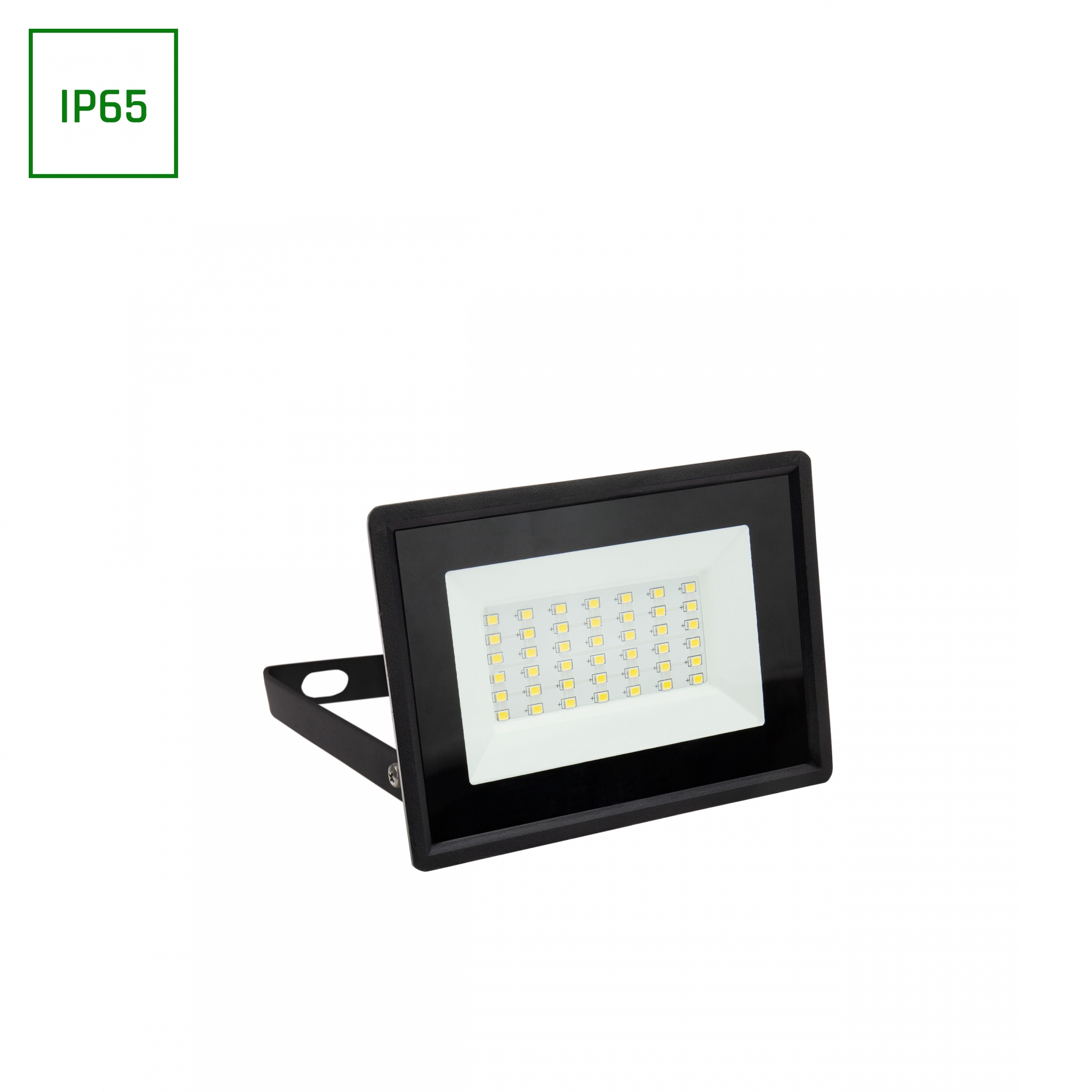 SpectrumLED® NOCTIS LUX 3 LED Fluter, Strahler Scheinwerfer 30 Watt Gehäuse schwarz Schutzklasse IP65 mit Alugehäuse 2700 Lumen 3000K warmweiß