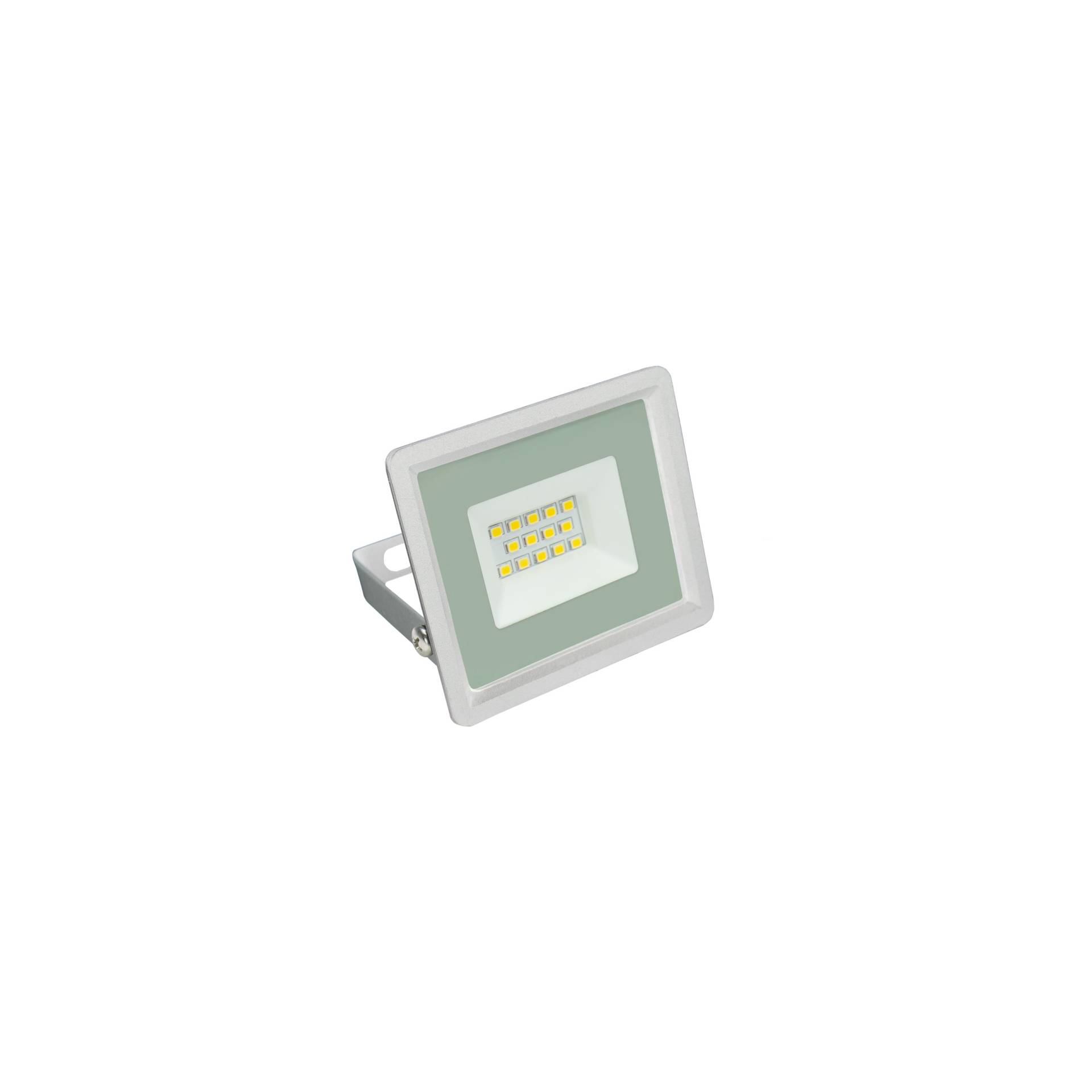 SpectrumLED® NOCTIS LUX3 LED Fluter, Strahler, Scheinwerfer 10 Watt Gehäuse weiß Schutzklasse IP65 mit Alugehäuse 950 Lumen 3000K warmweiß