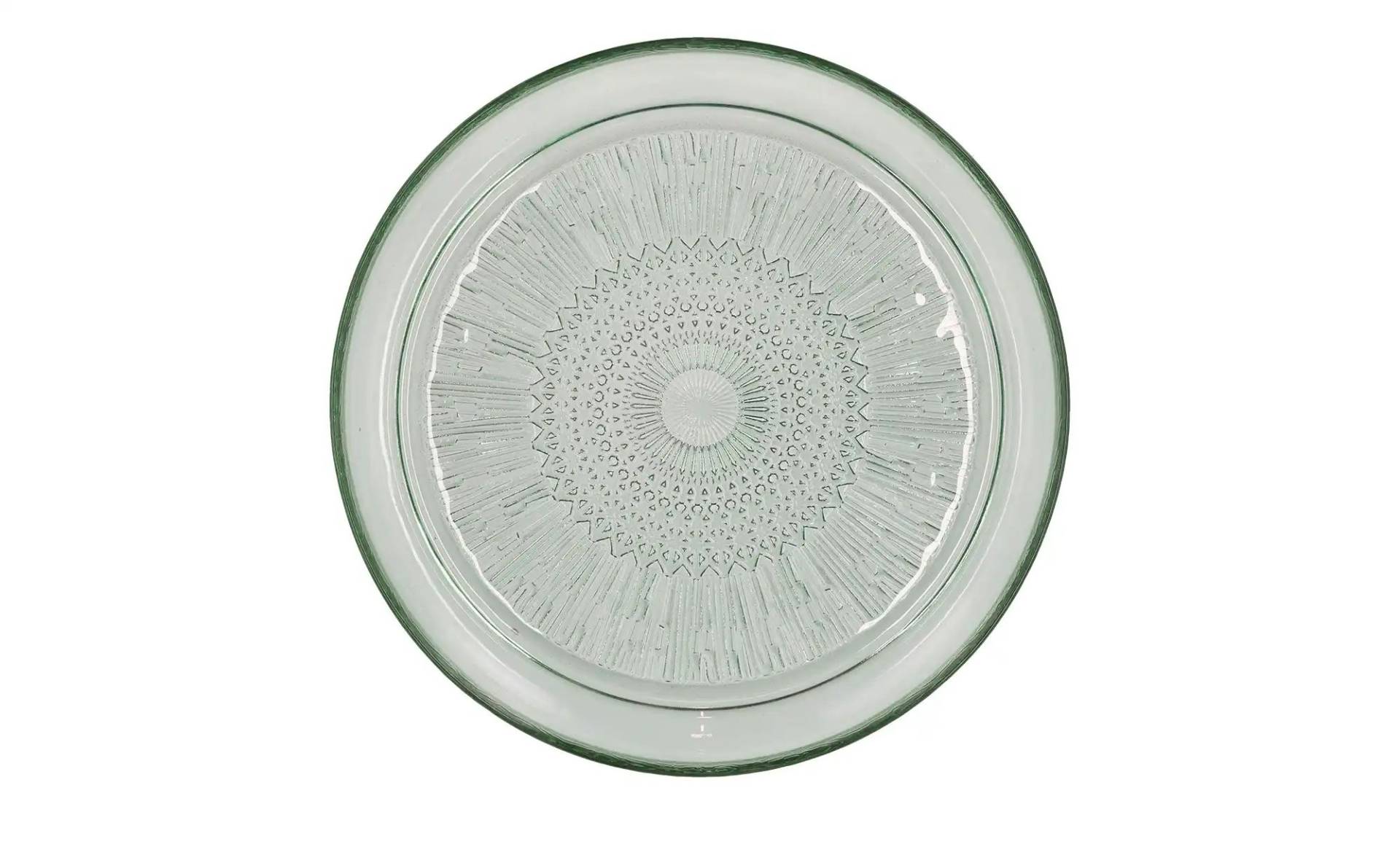 Bitz Speiseteller  Kusintha ¦ grün ¦ Glas ¦ Maße (cm): H: 2,2  Ø: 25 Geschirr > Teller - Höffner