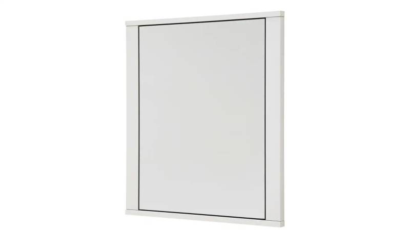 Spiegel 73 x 82 cm  ¦ weiß ¦ Glas,Aluminium,Holzwerkstoff ¦ Maße (cm): B: 73 H: 82 T: 3.0 Garderoben & Kleiderstangen > Garderoben Spiegel - Möbel Kraft