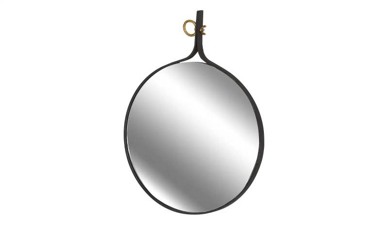 Spiegel 46 x 61 cm Cleo ¦ schwarz ¦ Glas,Aluminium,Metall,Holzwerkstoff ¦ Maße (cm): B: 46 H: 61 T: 4.0 Accessoires > Spiegel - Höffner