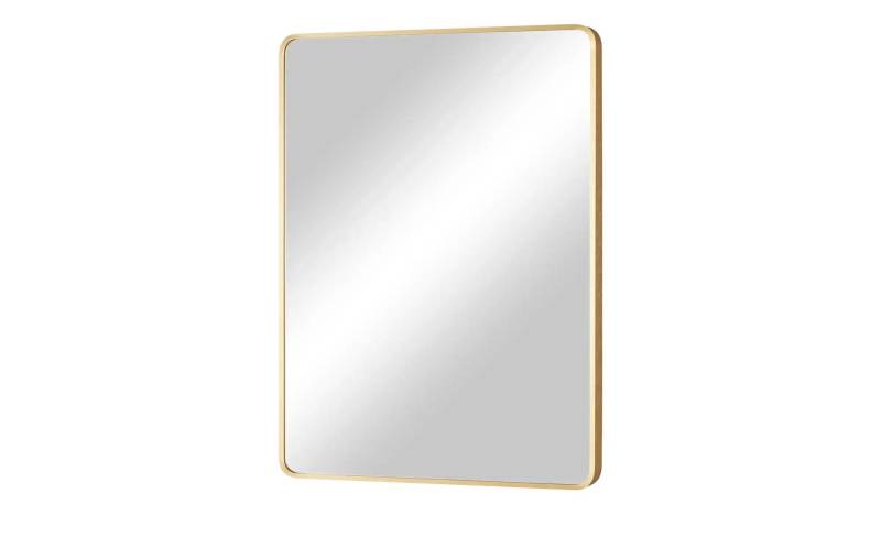 Spiegel  60 x 80 cm  ¦ gold ¦ Glas,Aluminium,Metall ¦ Maße (cm): B: 60 H: 80 Dekoration > Spiegel - Möbel Kraft